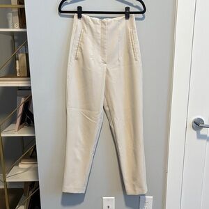 Zara Cream Cropped Women's Pants